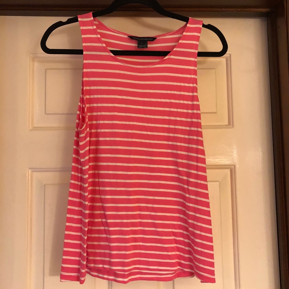 French Connection striped tank top